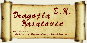 Dragojla Masalović vizit kartica